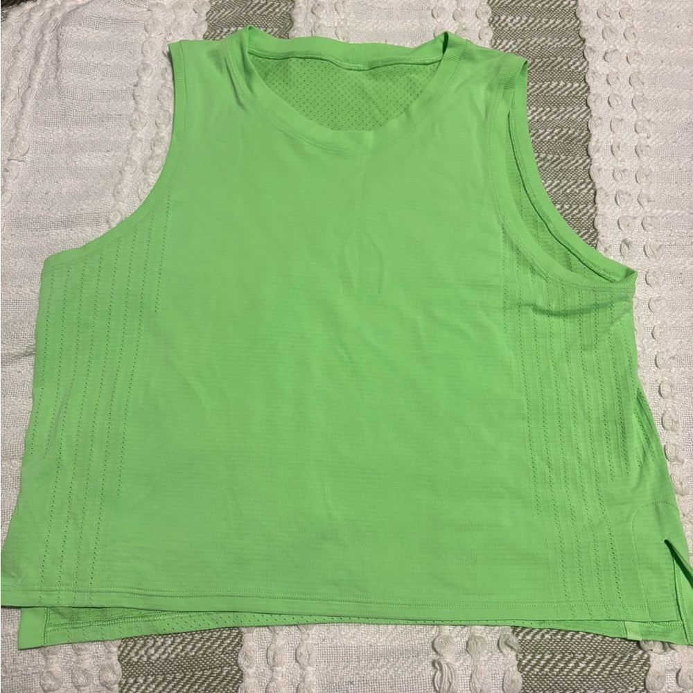 Lululemon Athletica Lime Green Tank Top